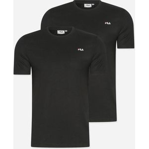 Set van 2 T-shirts met korte mouwen foundation FILA. Katoen materiaal. Maten S. Zwart kleur