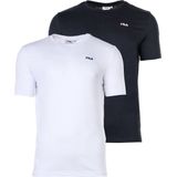 Fila Brod tee 2 pack - black bright white