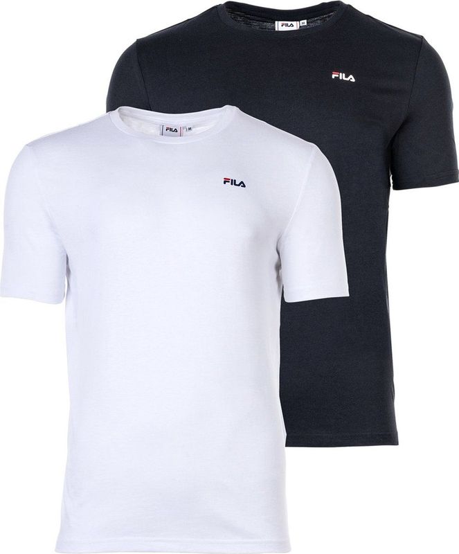 Fila Brod tee 2 pack - black bright white