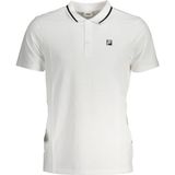 Fila - Klassiek Wit Katoenen Poloshirt - Heren