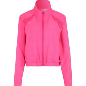 Fila - Rovereto - Trainingsjack - Pink Yarrow - Cropped, met doorlopende rits en zijzakken