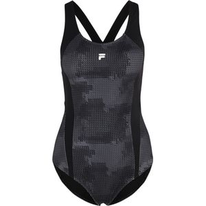 Fila - Sanya Aop - Badpak - Zwart - Camouflage