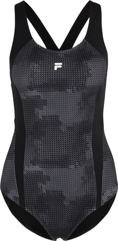 Fila - Sanya Aop - Badpak - Zwart - Camouflage