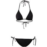 FILA - SIBU - Triangelbikini - Zwart - Verwijderbare Padding - Brande Bandjes