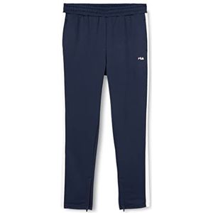 FILA Heren Stevenson Track vrijetijdsbroek, Black Iris-Bright White, S, Black Iris-helder wit, S