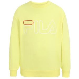 FILA Unisex Saarburg sweatshirt, Limelight, 110/116, limelight, 110-116