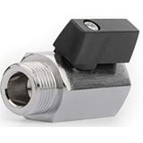 KMZ 12 TS zeskant armatuur messing vernikkeld G 1/2 inch IG x G 1/2 inch AG 10 stuks