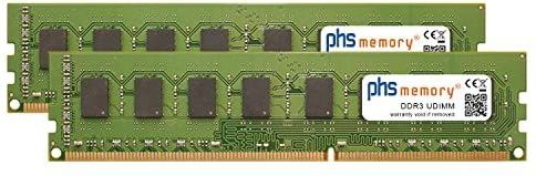 PHS-memory 4 GB (2 x 2 GB) Kit RAM-geheugen geschikt voor MSI Pro-E MS-7522 (X58) DDR3 UDIMM 1066MHz PC3-8500U