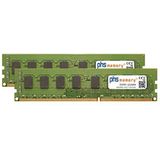 PHS-memory 4GB (2x2GB) Kit RAM-geheugen geschikt voor Medion PC MS-7522 DDR3 UDIMM 1066MHz PC3-8500U