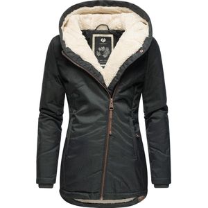 Ragwear - Gordon - Winterjas - Crème - Gewatteerd, Met Capuchon, Ritssluiting