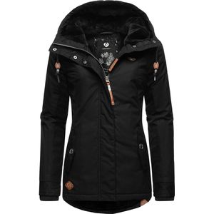 Ragwear - Monade - Winterjas - Zwart - Met Capuchon
