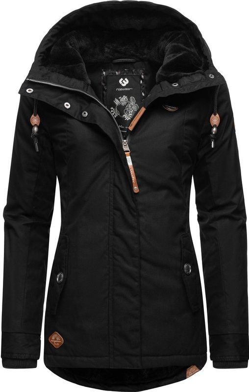 Ragwear Winterjas 'Monade'  zwart