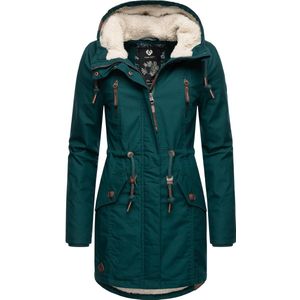 Ragwear Winterparka 'Elsie'  bruin / petrol