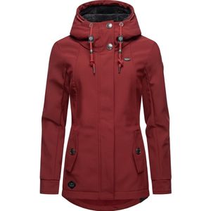 Ragwear Functionele jas 'Monadde'  kersrood / zwart / wit