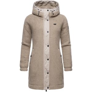 Ragwear Fleece jas 'Cousy'  beige / taupe / zwart