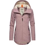 Ragwear - Zuzka - Tussenjas - Mauve - Materiaal - Verstelbare Capuchon