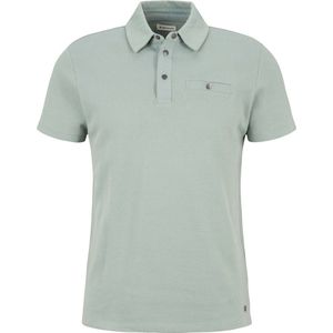 TOM TAILOR - Structured Poloshirt - Effen Kleur - Biologisch Katoen