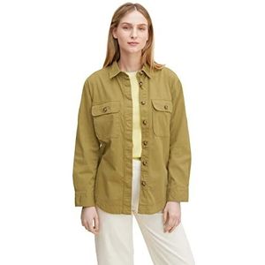 TOM TAILOR Dames Basic overhemd 1030352, 28723 - Moderate Olive, 40