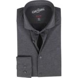 Pure - Jersey Shirt - Antraciet - 86% Polyamide / 14% Elastaan - Lange Mouw