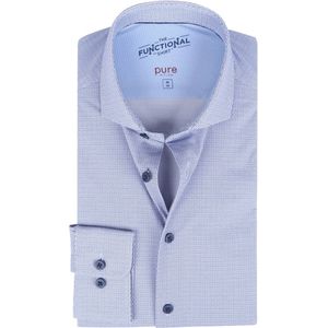 Pure Functional Jersey shirt middenblauw, Motief