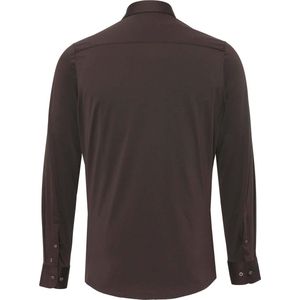 Hatico - Pure Functional - Overhemd - Bruin - Langarm