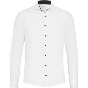 Pure Shirts - Overhemd - Wit - Lange Mouw - Functional Fit