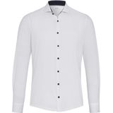 Pure Shirts - Overhemd - Wit - Lange Mouw - Functional Fit