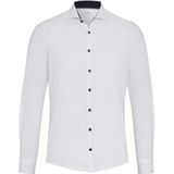 Pure Shirts - Overhemd - Wit - Lange Mouw - Functional Fit