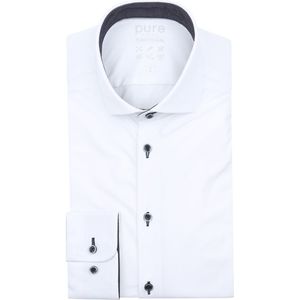 Pure - Overhemd - Wit - Slim-fit