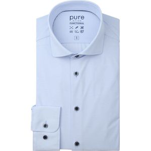 Pure Functional Jersey shirt lichtblauw, Effen