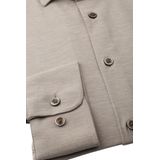 Pure - Melange - Overhemd - Beige - Slim-Fit - Sneldrogend, Ademend, Super Stretch