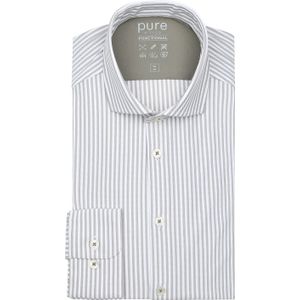 Pure The Functional Shirt Streifen Beige - Größe 41