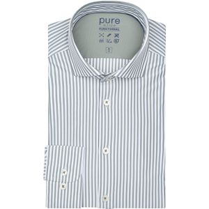 Pure The Functional Shirt Streifen Grün - Größe 40