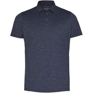Pure H. Tico - Poloshirt - Navy - Functional - Korte Mouwen - Slim Fit
