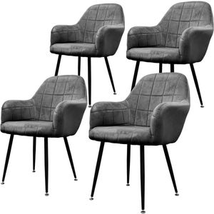 Set van 4 eetkamerstoelen Enna | ECD Germany