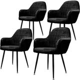 Set van 4 eetkamerstoelen Enna | ECD Germany