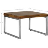 Salontafel 60x40x60 cm natuurlijk tropisch hout WOMO design