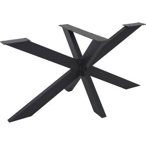 ML-Design Tafelpoten X-Design, zwart, 78x71x150 cm, gemaakt van metaal