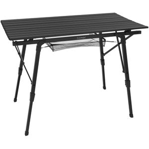 Campingtafel Opvouwbaar 90x51,5 cm Zwart Aluminium ML-Design