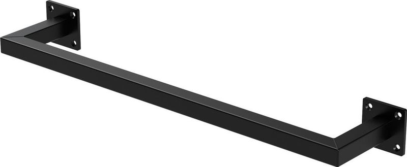 Garderobestang Wandkapstok zwart staal ML design