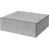 Nachtkastje hangend 46x30x15 cm grijs/betonlook gemaakt van MDF incl. lade ML-Design