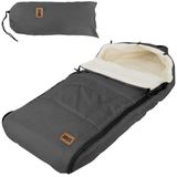 Babyfußsack 94x48x10 cm Anthrazit aus Polyester Joyz