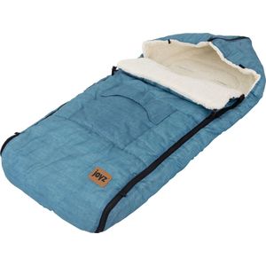 Baby Voetenzak 94x48x10 cm Jeans Blauw Polyester Joyz
