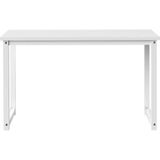 ML-Design bureau wit-zwart, 120x60x75 cm, gemaakt van MDF en metaal met poedercoating