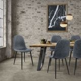 Set van 4 eetkamerstoelen Wisk kunstleer | ML-Design