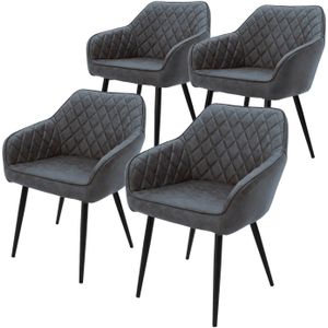 Set van 4 eetkamerstoelen Sanders | ML-Design