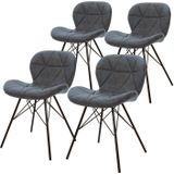 Set van 4 eetkamerstoelen Sandy | ML-Design