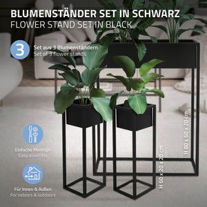 Set van 3 bloempotten Evilien | ML-Design