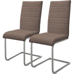 Set van 2 eetkamerstoelen Levi kunstleer | ML-Design