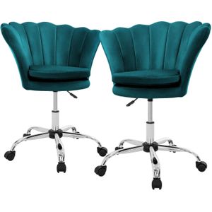 Set van 2 bureaustoelen Tulin velvet | ML-Design